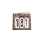 Kentucky Horsewear Saddle Pad Number Holder Brown