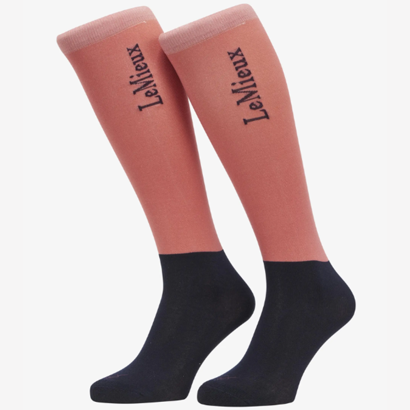 LeMieux Competition Socks 2 Pack Cranberry