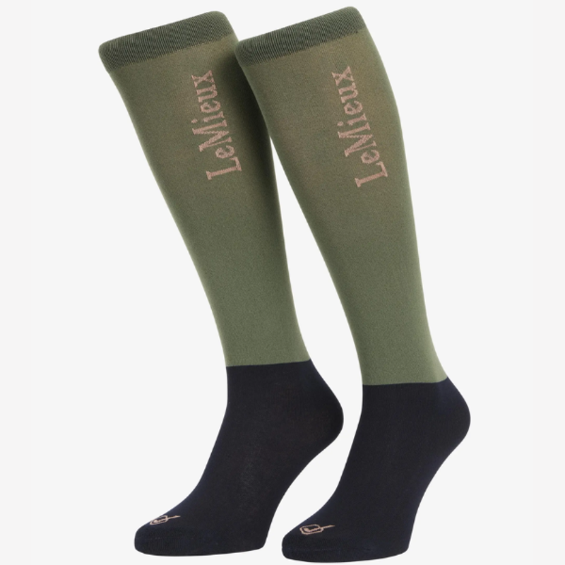 LeMieux Competition Socks 2 Pack Rosemary