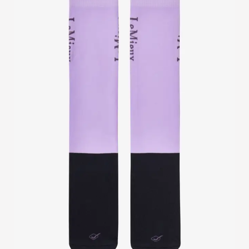 LeMieux Competition Socks Lilac Twin Pack-1
