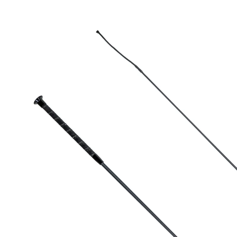 Country Direct Diamante Spiral Dressage Whip Black 110cm
