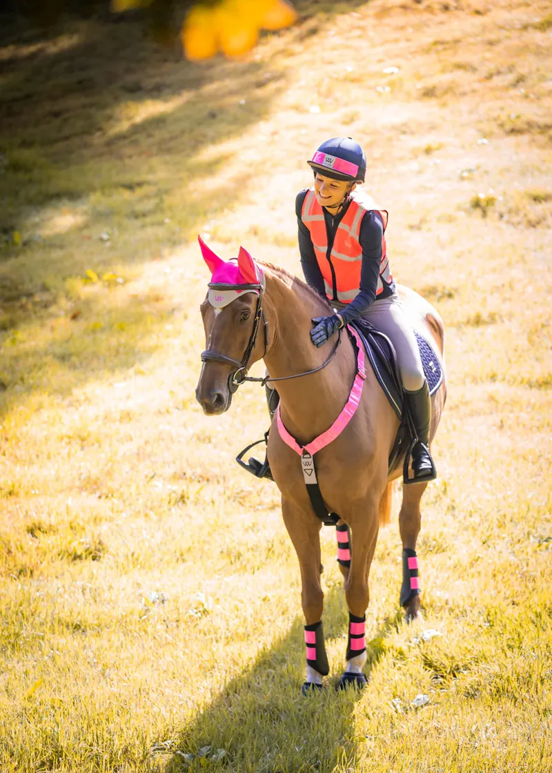 Woof Wear Hi Vis Hatband Pink-3