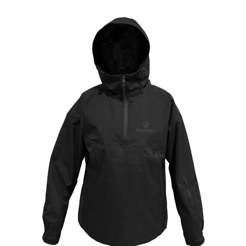 EQUIDRY Storm Smock with Velour Lining Black