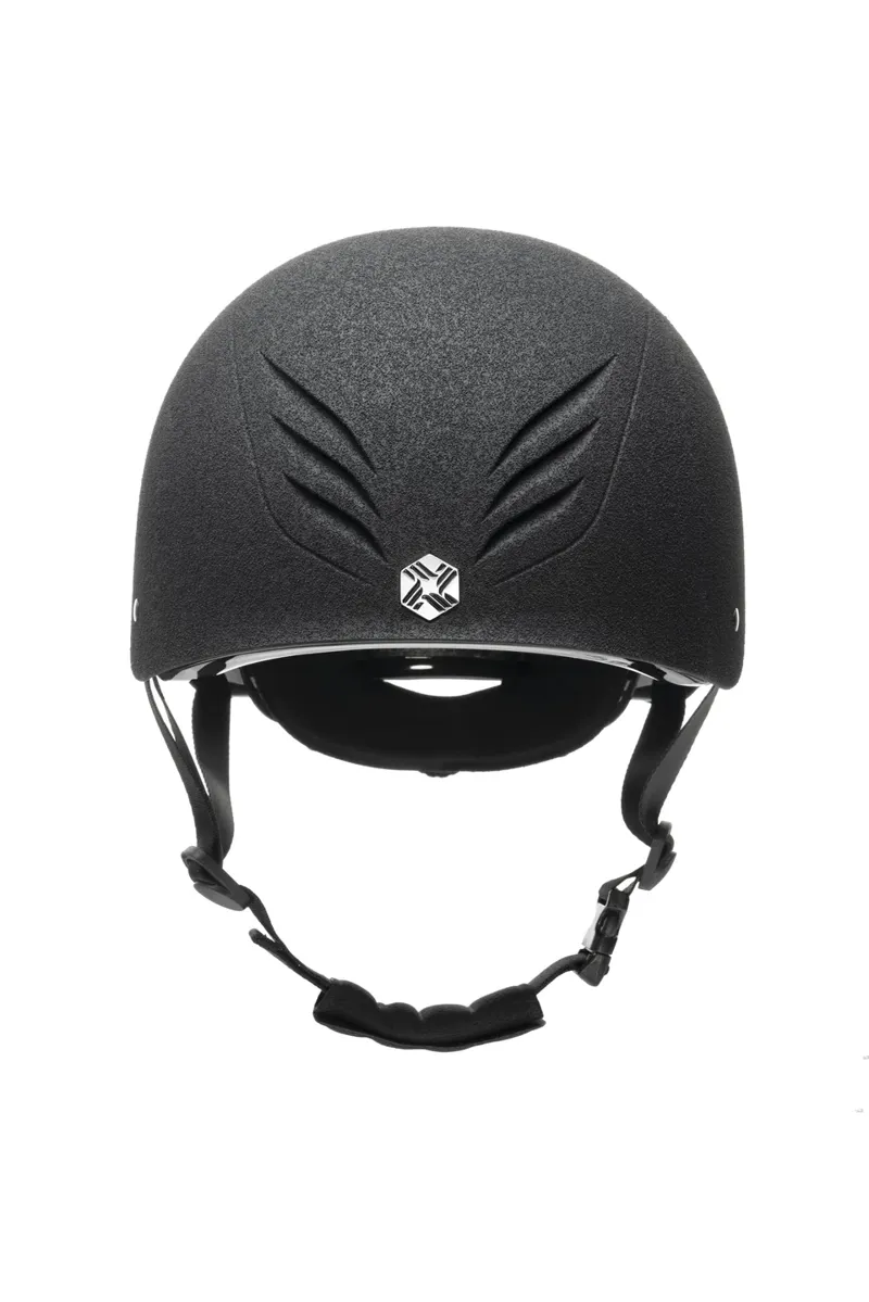 EQX By Charles Owen Black/Silver Phoenix Skull Cap-1