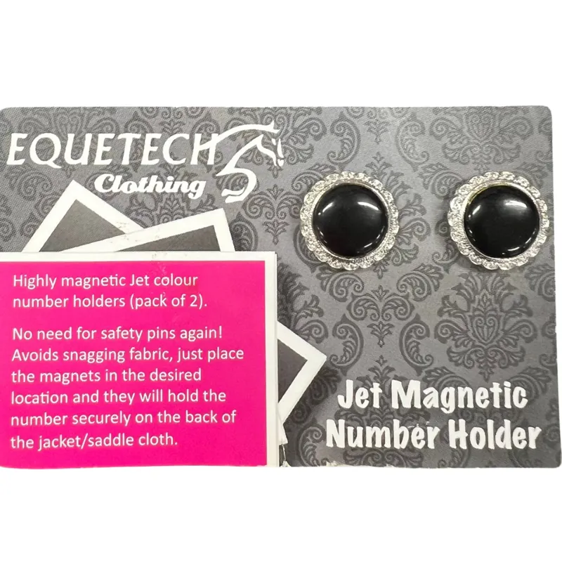 Equetech Jet Magnetic Number Holder
