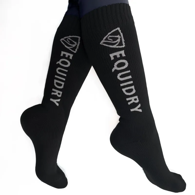 Equidry Waterproof Socks Black Grey
