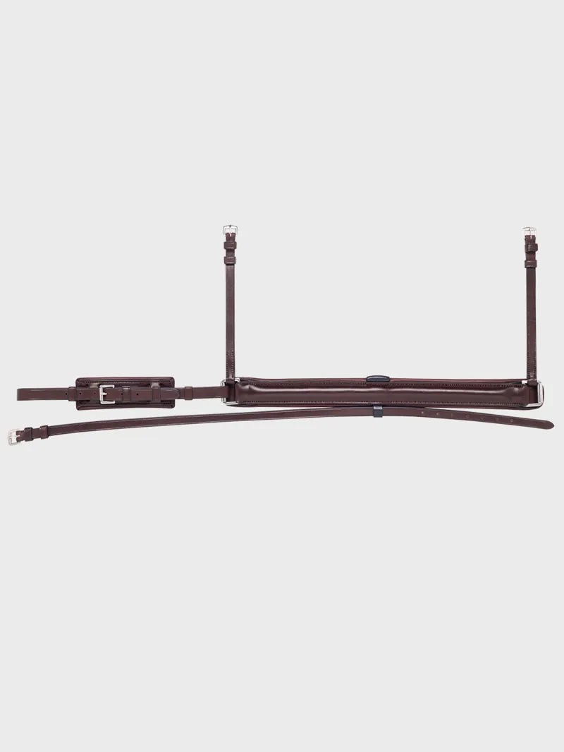 Equiline Convex Noseband With Removeable Flash Brown-1
