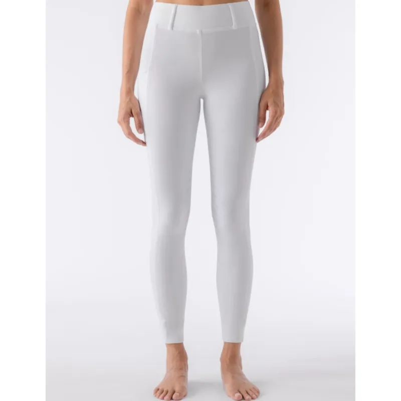 Equiline Ladies Carbef Bianchi Full Grip Leggings White