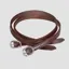 Equiline Leather Spur Straps Brown 1 Pair