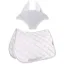 Equiline Saddlepad and Ear Net Set White