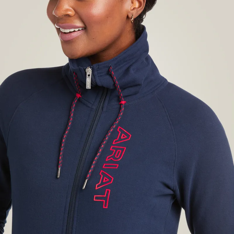 Ariat Women's Team Logo Full Zip Sweatshirt Team-1