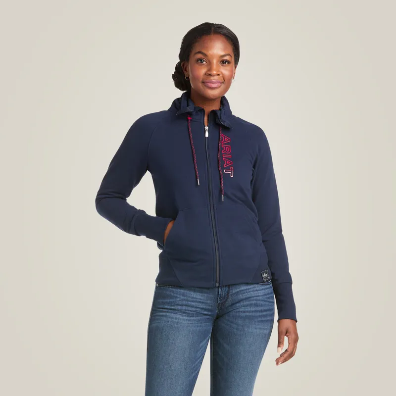 Ariat Women's Team Logo Full Zip Sweatshirt Team
