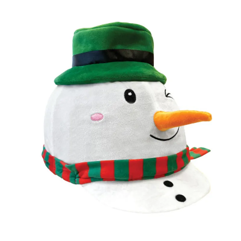 Childs Freezy Snow Man Hat Silk White -2