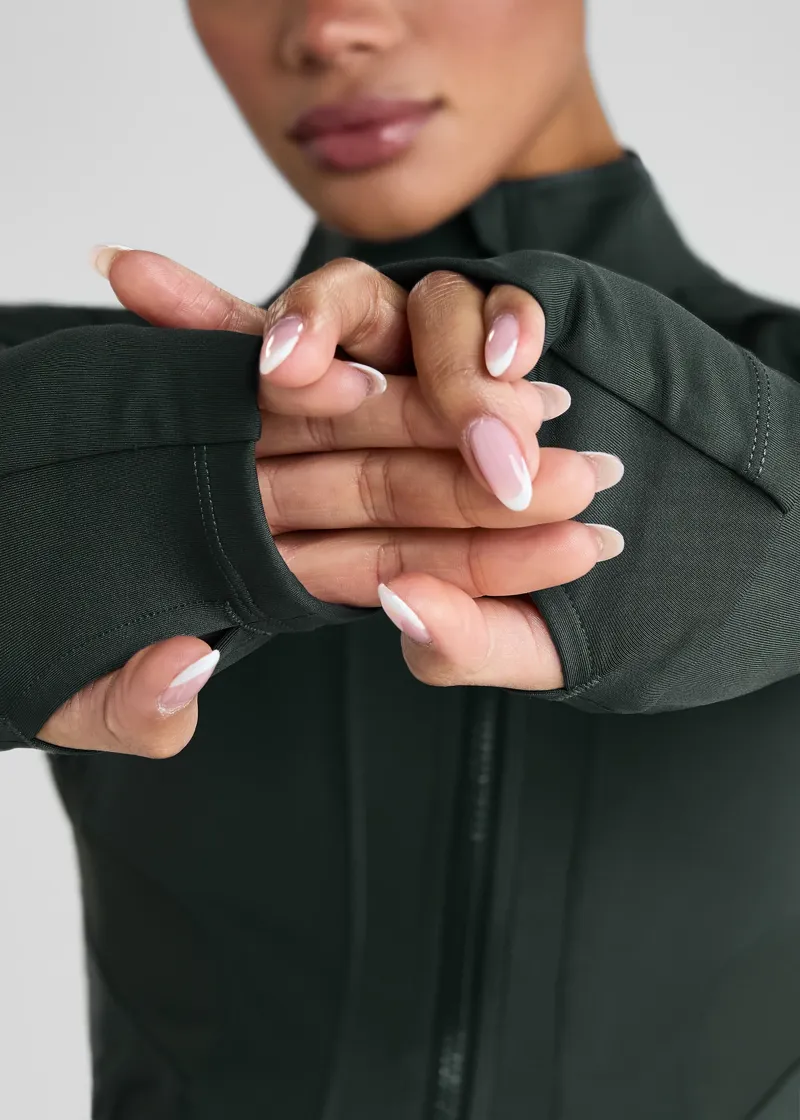 Aztec Diamond Core Fitted Jacket Fern-2