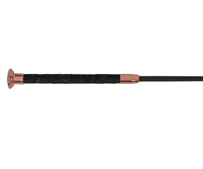 Fleck Touch Premium Dressage Whip 110cm Rose Gold
