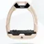 Flex-on Safe-on Stirrups Milkshake - Milkshake - Ultra Grip Inclined - Black