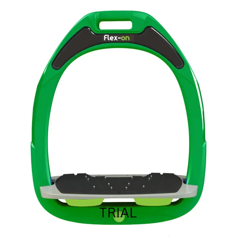 Flex on Green Composite Stirrups Ultra Grip Inclined - TRIAL