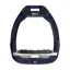 Flex-on Safe-on Stirrups Navy - Grey - Ultra Grip Inclined - Grey