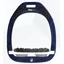 Flex-on Safe-on Stirrups Navy - Navy - Ultra Grip Inclined - Grey