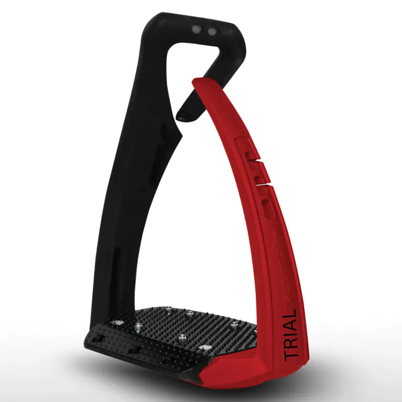 Free Jump Soft Up Pro Stirrups Black/Red - TRIAL