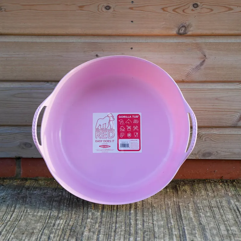 Gorilla Tub Small Shallow Tub Soft Pink-2