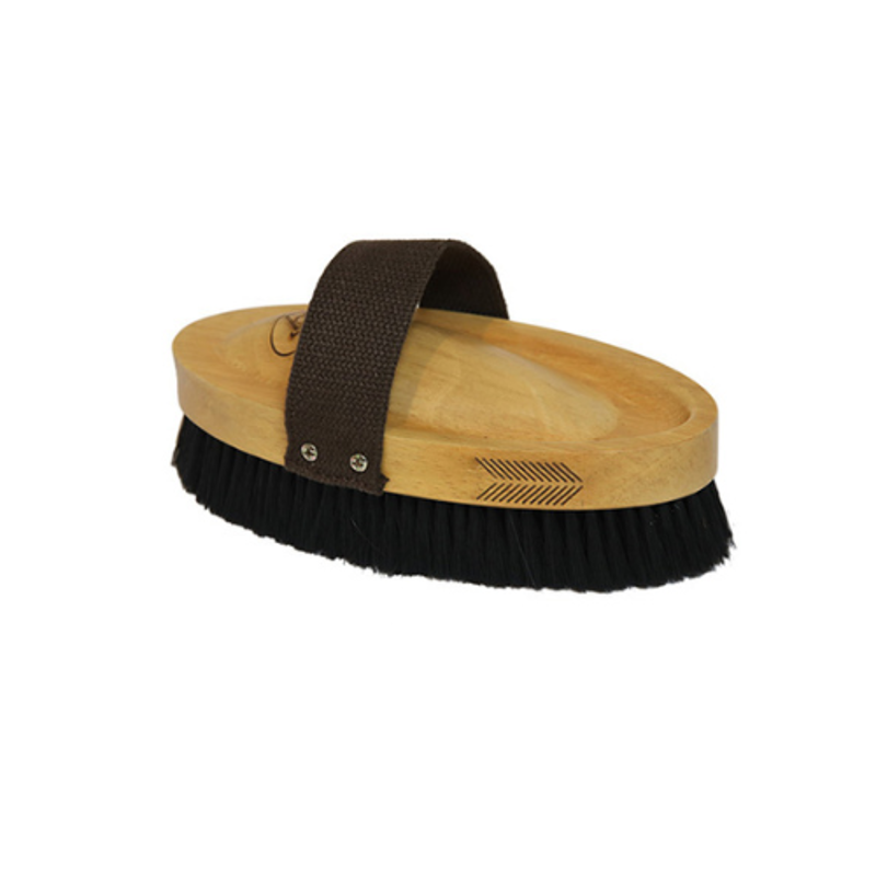 Grooming Deluxe Oval Luxury Body Brush Hard-3