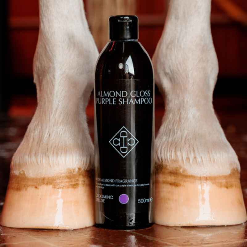 Grooming Deluxe Purple Shampoo Almond - 500 ml