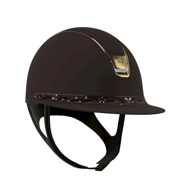 Samshield 2.0 Miss Shield Brown Flower Swarovski Jewelry Majestic Dorado-1