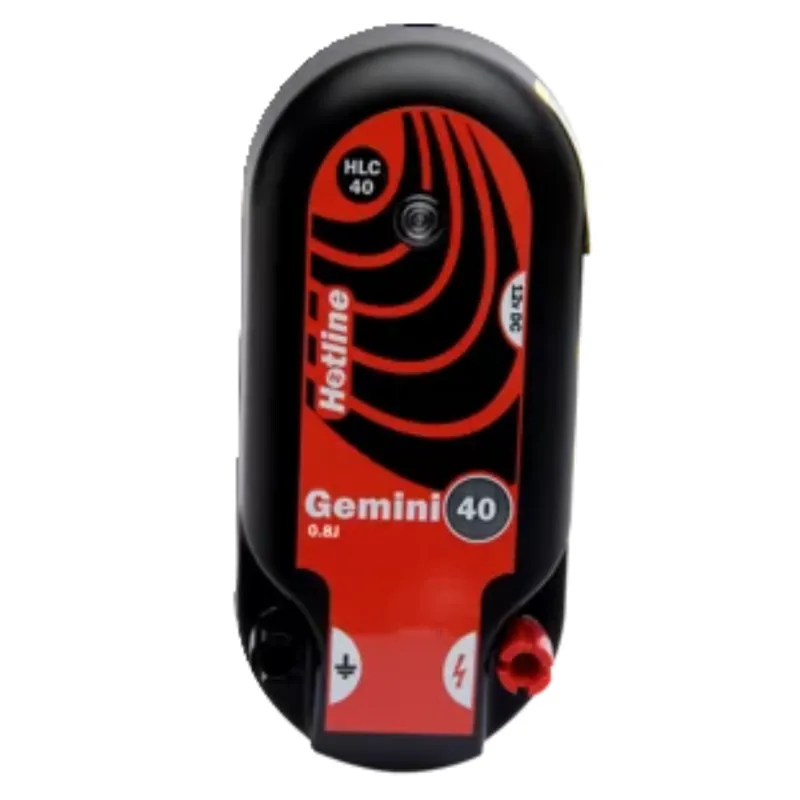 Hotline Gemini 40 energiser  0.80J 12 Volt 230 Volt Input