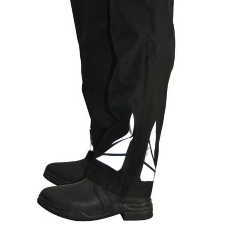 Hy Equestrian Waterproof Reflective Over Trousers - Black-1