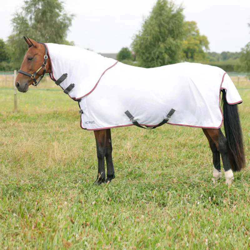 HyCONIC Fly Rug With Detachable Neck White