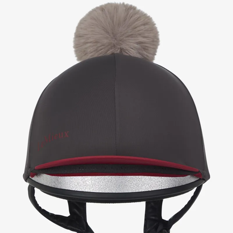 LeMieux Pom Hat Silk Cinder One Size-1