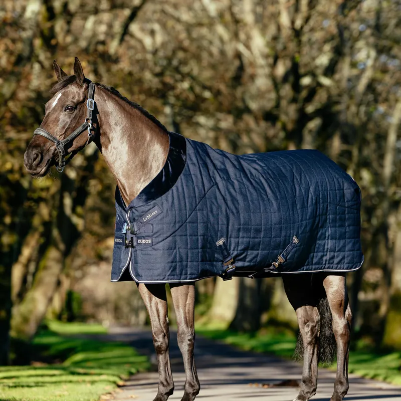 LeMieux Kudos Luxe Lined Stable Rug Navy