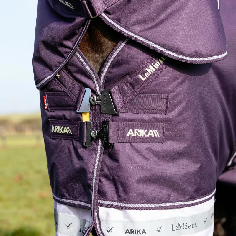 LeMieux Arika Ripstop 0g Turnout Rug Juniper-3