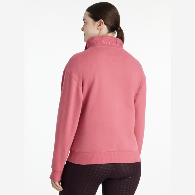 LeMieux Keira 1/4 Zip Sweat Cranberry-1