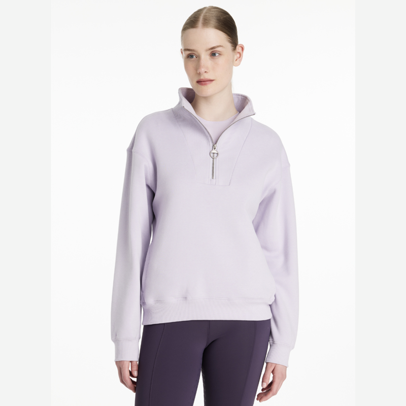 LeMieux Keira 1/4 Zip Sweat Lilac-2