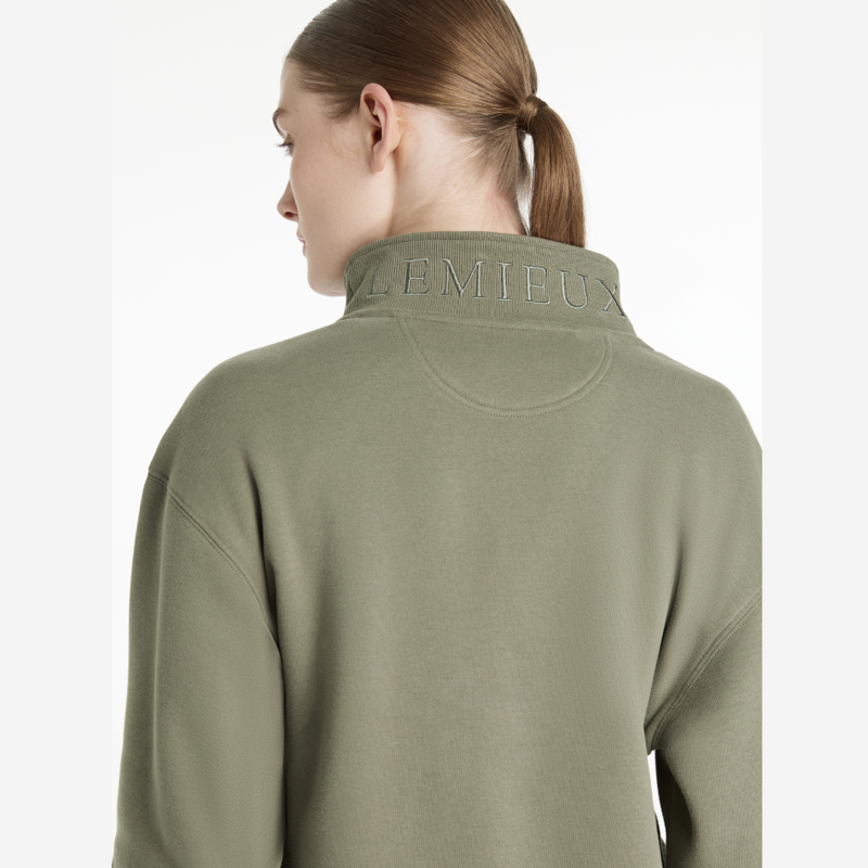 LeMieux Keira 1/4 Zip Sweat Rosemary-1
