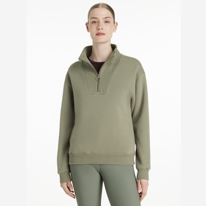 LeMieux Keira 1/4 Zip Sweat Rosemary-3