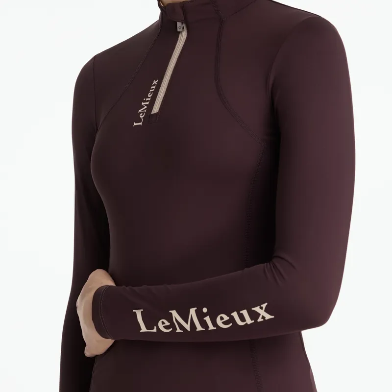 LeMieux Young Rider Classique Base Layer Damson-1