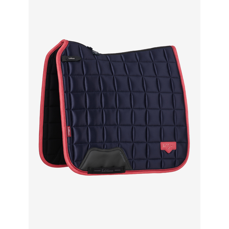 LeMieux Loire Classic Dressage Square Navy/Cranberry