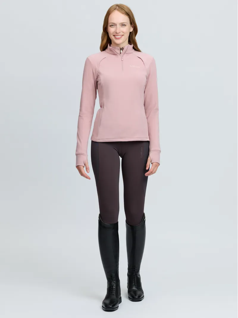 LeMieux Frances Quarter Zip Fleece Wild Rose-1
