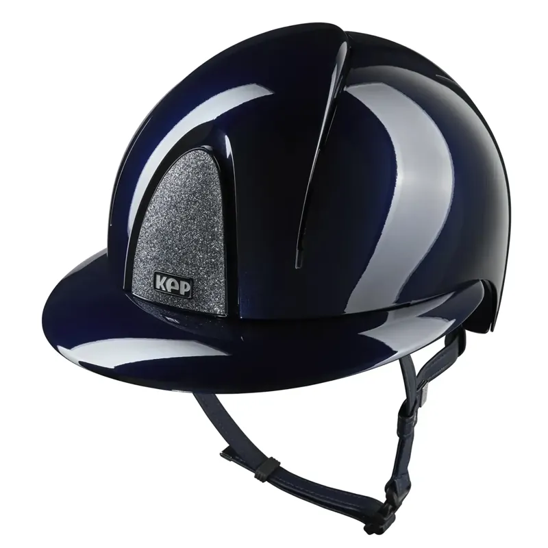 KEP Smart Nova Metal Polish Blue Star Silver Polo Visor