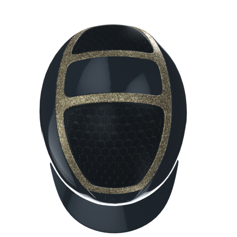 Kask Dogma Pure Shine Navy With Aureum Swarvoski Frame Shell 2-1