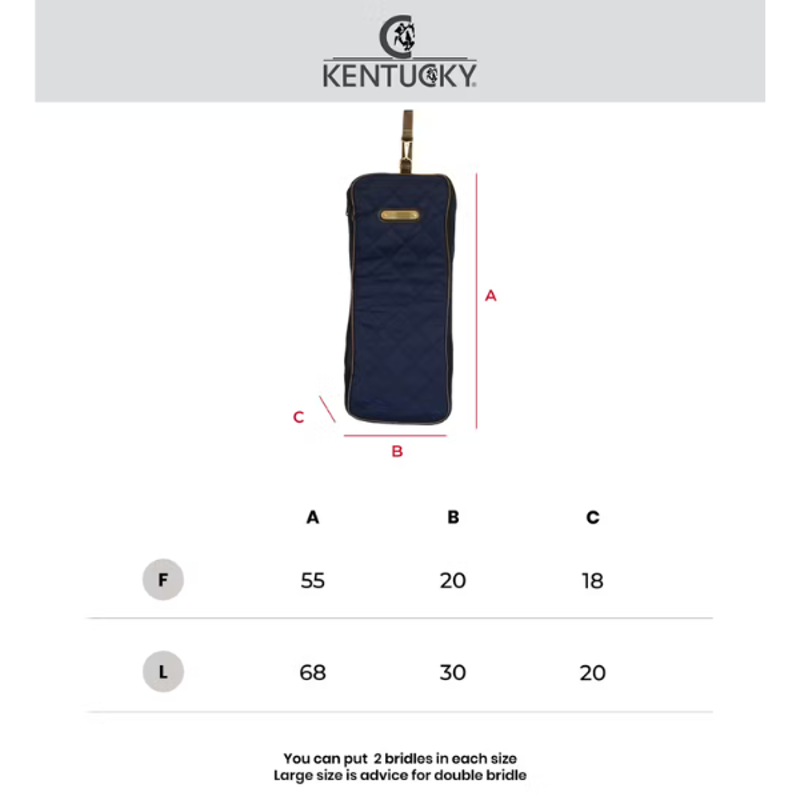 Kentucky Bridle Bag Navy-3