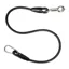 Kentucky Horse Box Lead Cross Tie Silicone Black 70cm