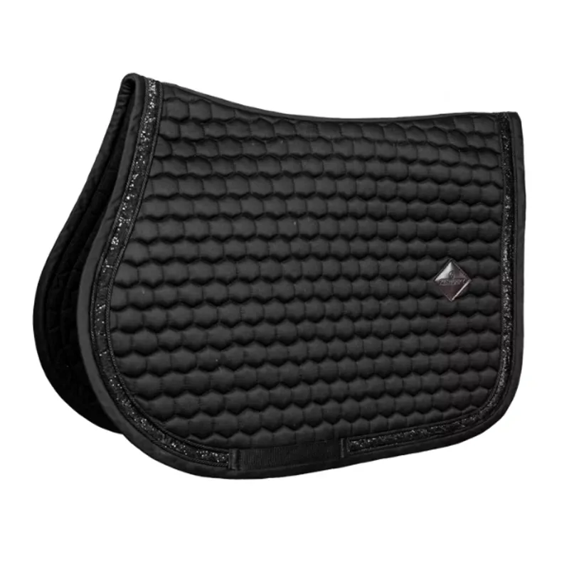 Kentucky Saddle Pad Glitter Band Jumping - Black