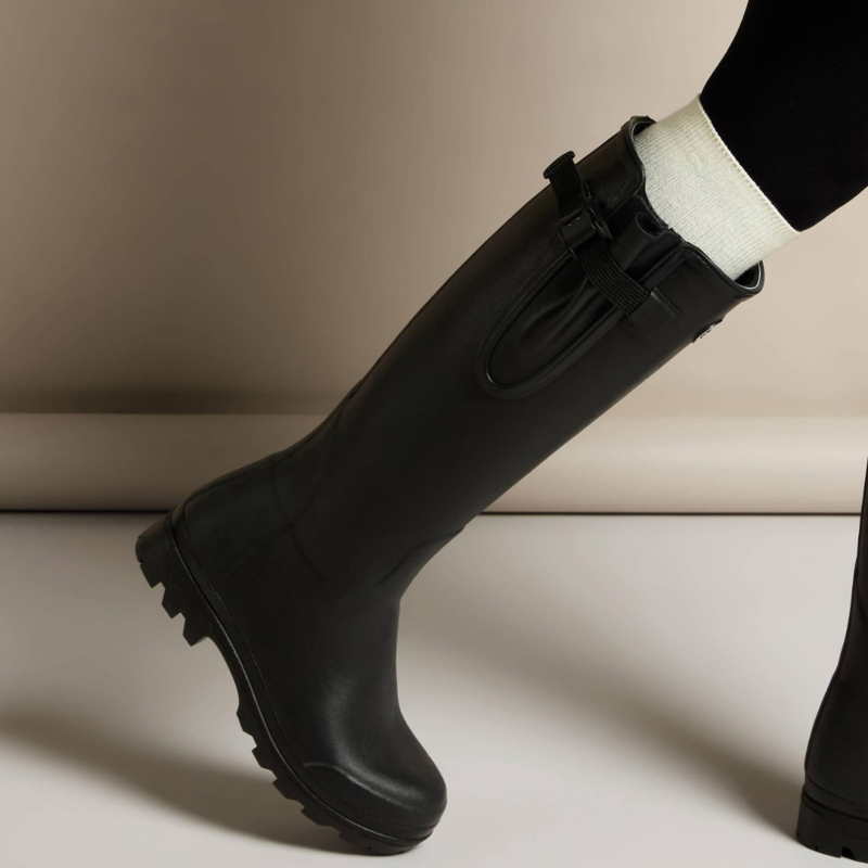 Le Chameau Women's Vierzonord Neoprene Lined Wellington Boot Black-7