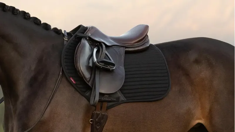 LeMieux Air-Tek Mesh Close Contact Square Black-1