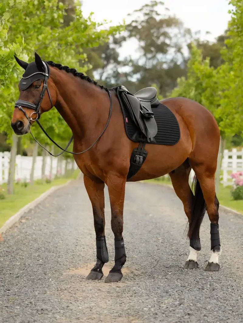 LeMieux Air-Tek Mesh Dressage Square Black-1