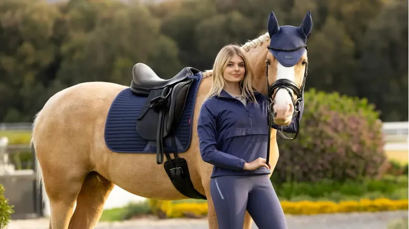 LeMieux Air-Tek Mesh Dressage Square Shadow-1